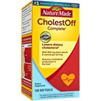 Nature Made CholestOff - Gel suave completo con esteroles vegetales y estanoles (120 unidades)